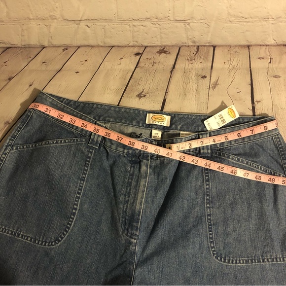NWT Talbots Women’s Cotton Relax Fit Ankle Jeans - Size 18W - Picture 8 of 8